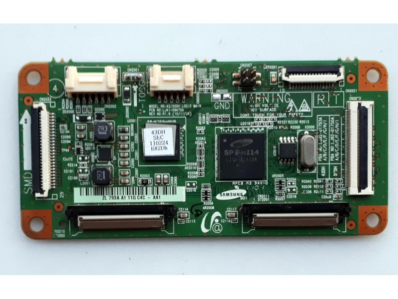 LJ41-09475A PS43D490A1W TCON BOARD